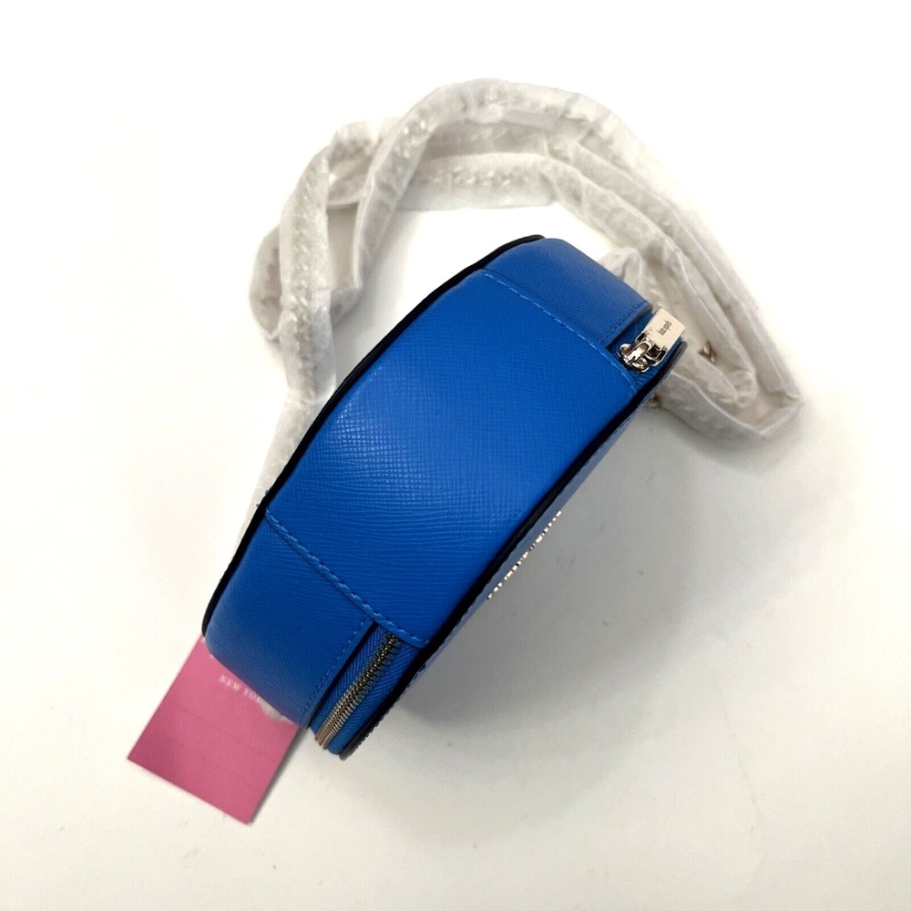 KATE SPADE Love Shack Mini Heart Crossbody Summer Night Blue K6063 NWT $260 - Picture 7 of 13